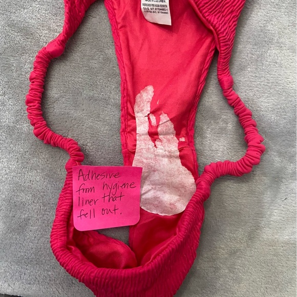 New! agua Bendita minta cheeky bikini bottoms pink 24337 - Picture 7 of 9